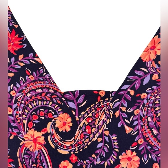 Lands End 1 pc Grecian Style Swimsuit  M - Picture 6 of 12